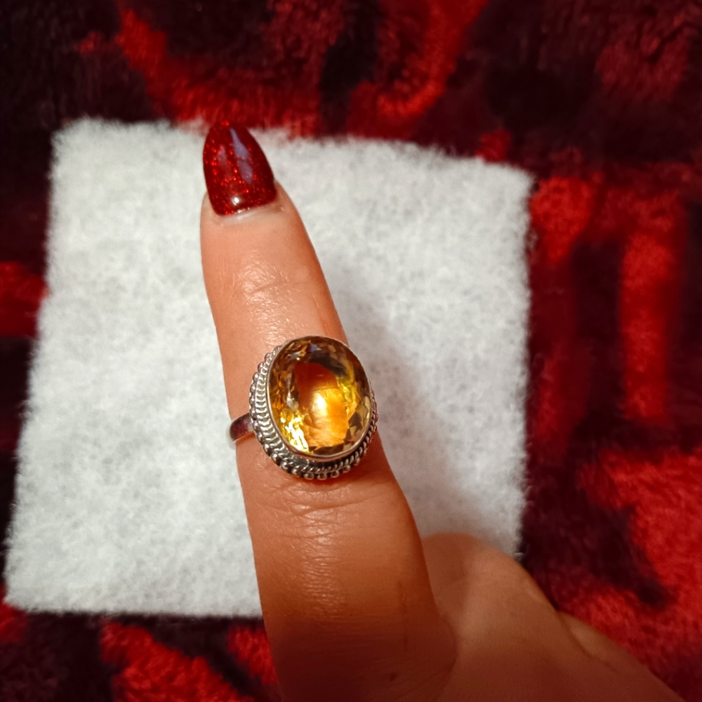 citrine ring